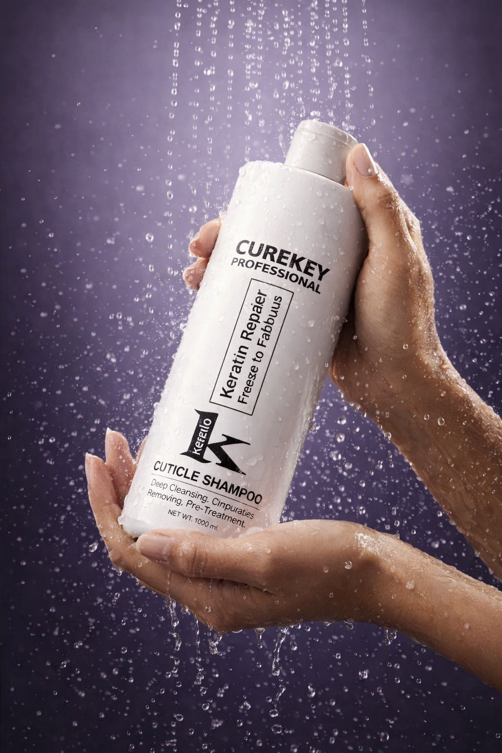 Curekey Keratin Repair Cuticle Shampoo      1000ml